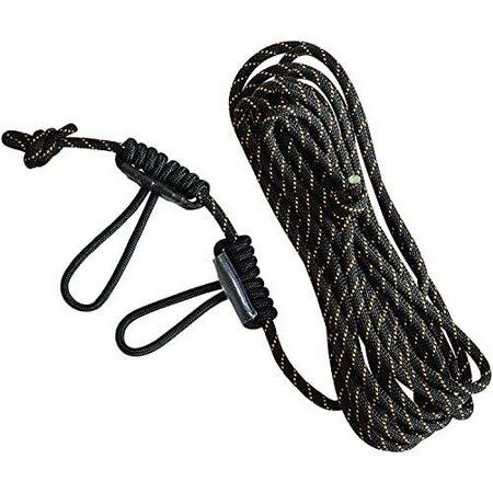 Muddy Braided Nylon Climbing SafeLines, Two Sliding Prusik Knots, 30', 300 Lb Capacity, 3PK MSA500-3